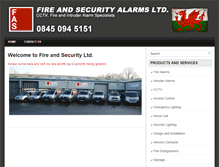 Tablet Screenshot of fireandsecurity-alarms.co.uk